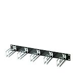Phoenix Contact Black Galvanised Steel Marshalling Panel, 1U, 482.6 x 44.45mm