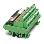 Phoenix Contact VARIOFACE Series 25-Contact Female Interface Module, D-sub Connector, DIN Rail Mount, 2.5A