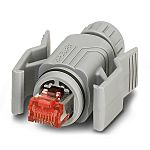 Phoenix Contact CUC-V06 Series Male RJ45 Connector, Cat6 Straight 1 Port 8 -Way