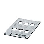 Phoenix Contact US-EML Silver on Silver Cable Labels, 66 mm Length, 30 mm Width, 66mm Label Length, 30mm Label Width