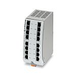 Phoenix Contact FL SWITCH Series DIN Rail Mount Ethernet Switch, 16 RJ45 Ports, 1000Mbit/s Transmission, 24V