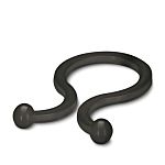 Phoenix Contact Black Silicone Twist Tie, 10.2mm Max. Bundle