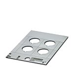Phoenix Contact US-EML Silver on Silver Cable Labels, 10 mm Length, 45 mm Width, 47.5mm Label Length, 46mm Label Width