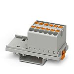 Phoenix Contact Distribution Block, 12 Way, 2.5mm², 22.5A, 440 V, Grey