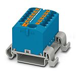 Phoenix Contact Distribution Block, 12 Way, 2.5mm², 22.5A, 440 V, Blue