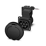 Phoenix Contact, 1532 GB/T Electric vehicle connector Socket, 32A, 500mm Cable