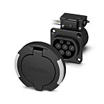 Phoenix Contact, 1532 EV Type 2 Electric vehicle connector Socket, 32A, 500mm Cable