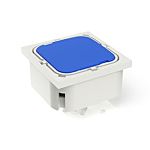 RAFI Blue Tactile Switch, 1NO 100mA 19.05mm Panel Mount