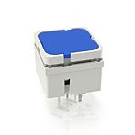 RAFI Blue Tactile Switch, 1NO 100mA 15mm Panel Mount