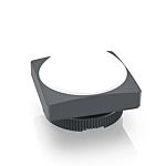 Indicator Lens Square Style, White, 22.3mm Long