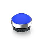 Indicator Lens Round Style, Blue, 22.3mm diameter