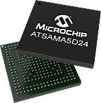 Microchip ATSAMA5D24C-CUR, Cortex A5 MPU Microprocessor SAMA5D2 32bit ARMv7-A 500MHz 256-Pin TFBGA