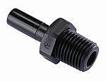 RS PRO Straight Threaded Adaptor, Push In 10 mm to R 1/4, Threaded Connection Style