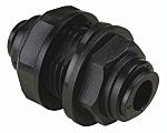 RS PRO Bulkhead Tube-to-Tube Adaptor, Push In 6 mm to Push In 6 mm, Push-in Connection Style