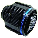 Amphenol Limited, D38999 16 Way Plug-In MIL Spec Circular Connector PlugBlack, Pin Contacts,Shell Size 21, Threaded,