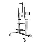 StarTech.com Wall Mounting Mobile TV Stand for 1 x Screen, 60 → 100in Screen Size