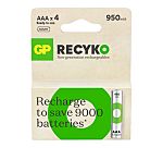 Accumulateur rechargeable NiMH forme AAA 950mAh Gp Batteries