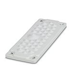 Phoenix Contact MC-35-MULTI Series TPE Gland Plate for Use with Cable Glands, 17.6 x 92 x 222mm
