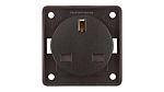 Berker 962622501 Brown 1 Gang Plug Socket, 1 Pole Poles, 13A, Indoor, Outdoor Use