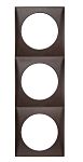 Berker Brown 3 Gang Light Switch Cover
