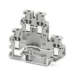 Phoenix Contact 1066350 MUTTB Series Grey, 2.5mm², 2-Level, Screw Termination