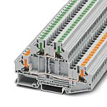 Phoenix Contact 1088749 PTTBV Series Grey, 4mm², 2-Level, Push In Termination