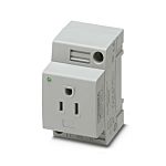 Phoenix Contact EO Grey Plug Socket, 16A