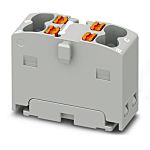 Phoenix Contact Distribution Block, 4 Way, 1.5mm², 14.5A, 440 V, Grey