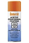 Ambersil Transparent Acrylic Resin Conformal Coating, 400 ml Aerosol, -40°C min, +60°C max