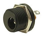 RS PRO DC Power Jack Rated At 1A, 12 V dc, Panel Mount, length 18mm, Tin