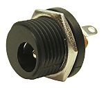 RS PRO DC Power Jack Rated At 1A, 12 V dc, Panel Mount, length 18mm, Tin