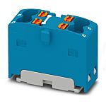 Phoenix Contact Distribution Block, 4 Way, 1.5mm², 14.5A, 440 V, Blue