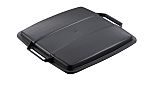 Durable Grey Plastic Waste Bin Lid for DURABIN, 470mm