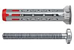 Fischer Fixings Silver Metal, Nylon Cavity Wall Fixings, 12mm fixing hole diameter