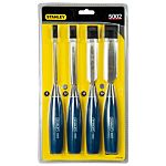 DeWALT 4 Piece Wood Chisel, 340mm Length