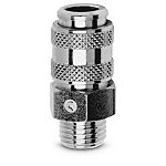 Camozzi 5051 Series Male Connector, G 1/4 to BSP Male, Threaded Connection Style, 5051 1/4