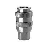 Camozzi 5083 Series Female Connector, G 1/4 to Push In 5 mm, Threaded Connection Style, 5083 1/4