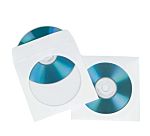 Hama White CD Sleeves, Quantity100