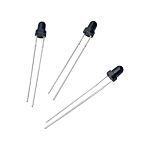 HLPT-B3D0-00000 Broadcom, HLPT ±12 Visible Light Phototransistor, Through Hole 2-Pin Radial package