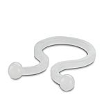Phoenix Contact Clear Silicone Twist Tie, 20.3mm Max. Bundle