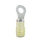 Phoenix Contact Insulated Ring Terminal, M5mm Stud Size, Yellow