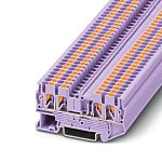 Phoenix Contact 1106767 Violet, 2.5mm², 1-Level, Push In Termination