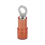 Phoenix Contact Insulated Ring Terminal, M3mm Stud Size, Red
