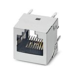 Phoenix Contact Female RJ45 Connector, PCB Mount, Through Hole Straight 1 Port 8 -Way