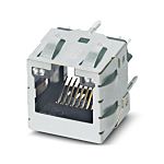 Phoenix Contact Female RJ45 Connector, PCB Mount, Through Hole Straight 1 Port 8 -Way