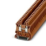 Phoenix Contact 1146197 Brown, 6mm², 1-Level, Screw Termination