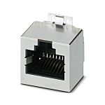 Phoenix Contact Female RJ45 Connector, PCB Mount, Through Hole Straight 1 Port 8 -Way