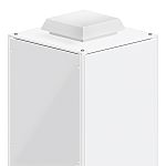 Schneider Electric White Steel Vent Grille, 96 x 340 x 340mm