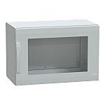 Schneider Electric NSY Series Fibreglass Reinforced Polyester Single-Door-Door Floor Standing Enclosure, Transparent