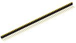 Fischer Elektronik MK Series Right Angle Through Hole PCB Header, 50 Contact(s), 2.54mm Pitch, 1 Row(s), Unshrouded